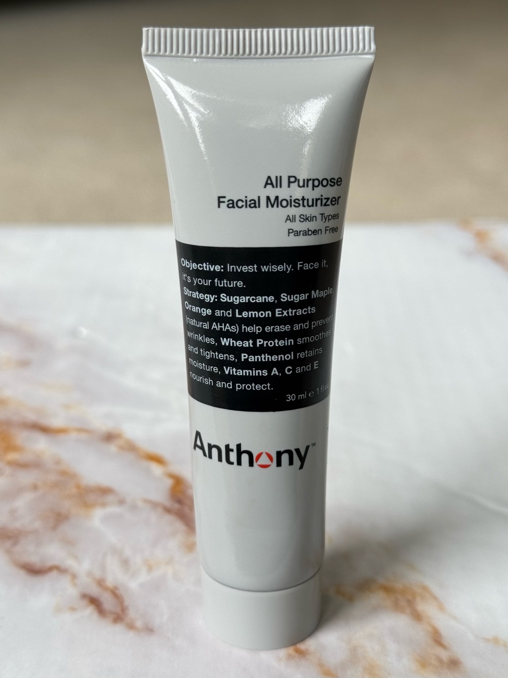 Anthony All Purpose Facial Moisturizer Travel Size Face Cream Lotion 1.0oz. NEW